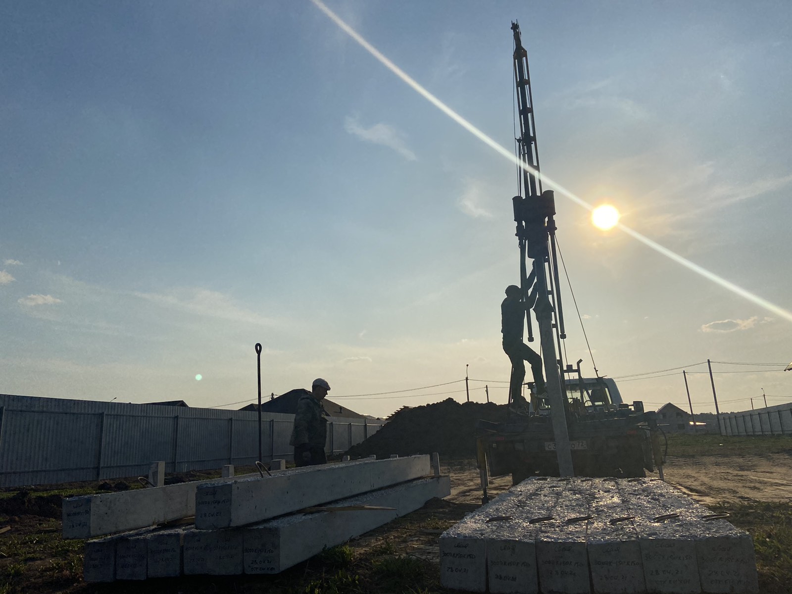 Свайный фундамент под ключ в Тюмени